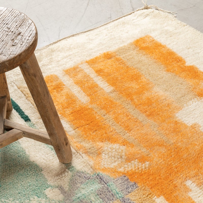Tapis BERBERE CONTEMPORAIN - 100% laine noué main - 190cm x 300cm