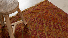 Tapis KILIM MOSHWANI - 100% laine noué main - 150cm x 180cm