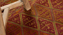 Tapis KILIM MOSHWANI - 100% laine noué main - 150cm x 180cm