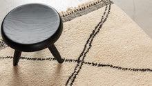 Tapis BOUCHEROUITE - 100% laine noué main - 120 x 285 cm