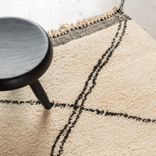 Tapis BOUCHEROUITE - 100% laine noué main - 120 x 285 cm