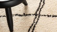 Tapis BOUCHEROUITE - 100% laine noué main - 120 x 285 cm