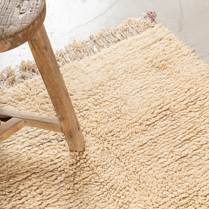 Tapis BENI OUARAIN ANCIEN - 100% laine noué main - 110cm x 280cm