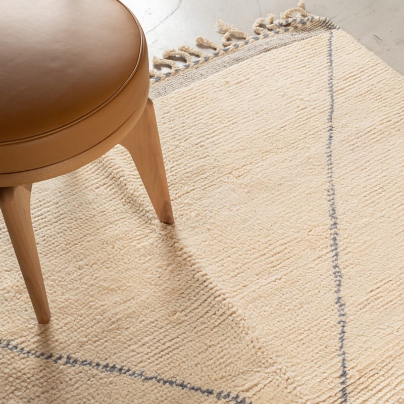 Tapis BENI OUARAIN - 100% laine noué main - 160cm x 220cm