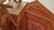 Tapis KILIM MOSHWANI - 100% laine noué main - 137cm x 188cm
