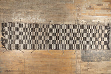 Tapis AFGHAN - 100% laine noué main - 104cm x 418cm