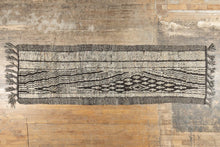 Tapis AFGHAN -100% laine noué main - 90cm x 297cm