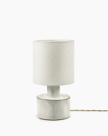 Lampe CATHERINE, Ø25cm x L25cm x H47cm, BLANC MAT