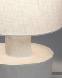 Lampe CATHERINE, Ø25cm x L25cm x H47cm, BLANC MAT