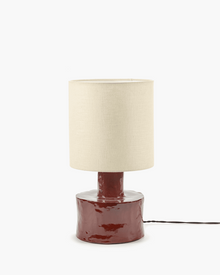 Lampe CATHERINE, Ø25cm x L25cm x H47cm, BLANC MAT