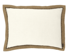 COUSSIN KHADI | 40cm x 55cm | KHADI DE COTON | TABAC