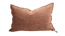 Coussin VICE VERSA, Toile NOMADE, 40cm x 60cm, CHARBON