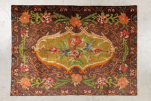 TAPIS MOLDAVE ANCIEN POINT NOUE COUPE | 145cm x 201cm | 100% LAINE FAIT MAIN