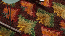 TAPIS MOLDAVE ANCIEN POINT NOUE COUPE | 140cm x 195cm | 100% LAINE FAIT MAIN