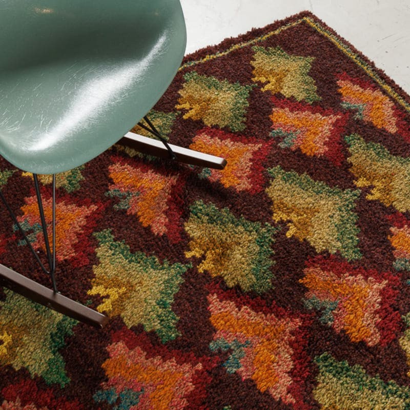 Tapis Moldave ancien point noué coupé - 100% laine nouée main - 140cm x 195cm
