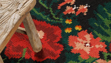 Tapis Killim Moldave - 100% laine nouée main - 111cm x 120cm