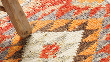 Tapis HERKI  - 100% laine noué main - 85 x 293 cm
