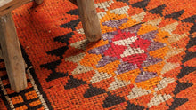 Tapis HERKI  - 100% laine noué main - 87 x 380 cm