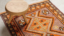 Tapis HERKI  - 100% laine noué main - 93 x 340 cm