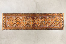 Tapis HERKI  - 100% laine noué main - 93 x 340 cm