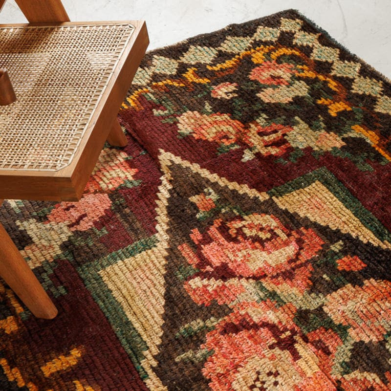 Tapis Killim Moldave - 100% laine nouée main - 136cm x 192cm
