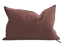 Coussin VICE VERSA, Satin MIMI, 30cm x 50cm, NUDE