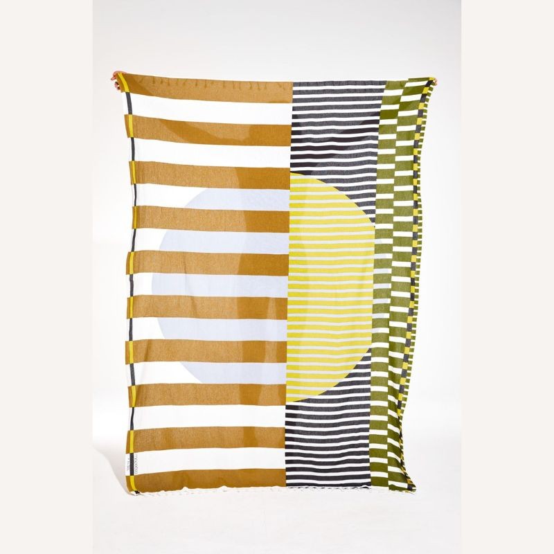 DRAP DE PLAGE SOL | 100% COTON | KAKI 303