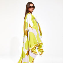 DRAP DE PLAGE CHANCE | 100% COTON | LIME 305
