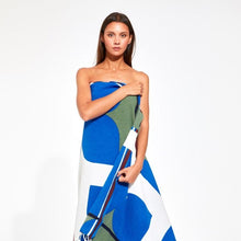 DRAP DE PLAGE CHANCE | 100% COTON | BLEU 305