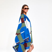 DRAP DE PLAGE CHANCE | 100% COTON | BLEU 305