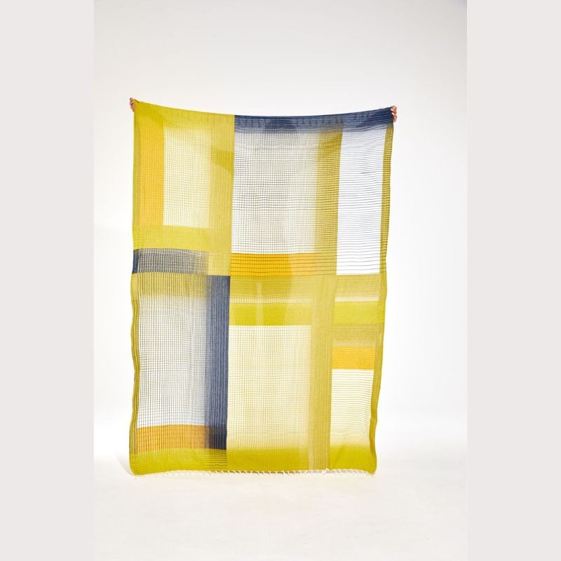 DRAP DE PLAGE ECHO | 100% COTON | LIME 307