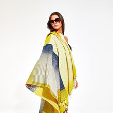 DRAP DE PLAGE ECHO | 100% COTON | LIME 307
