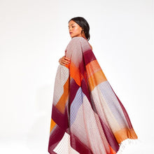 DRAP DE PLAGE ECHO | 100% COTON | BORDEAUX 307
