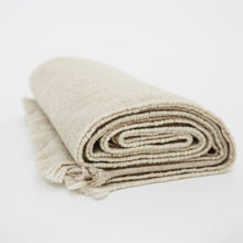 Plaid SISTERON, 140cm x 180cm, MERINOS, GREY BLACK