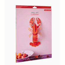 DECORATION MURALE | HOMARD ROUGE | PM | 17cm x 10cm x 39cm