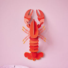 DECORATION MURALE | HOMARD ROUGE | PM | 17cm x 10cm x 39cm