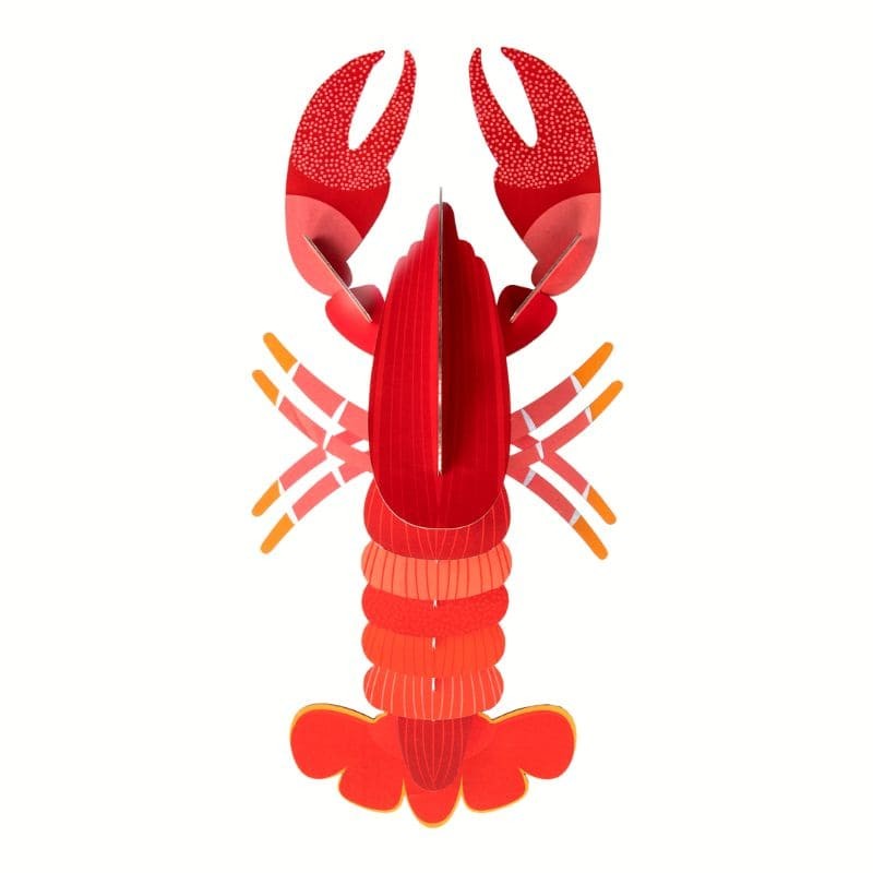 DECORATION MURALE | HOMARD ROUGE | PM | 17cm x 10cm x 39cm