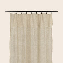 Rideau ARYS en coton biologique, 140cm x 280cm, CHARCOAL