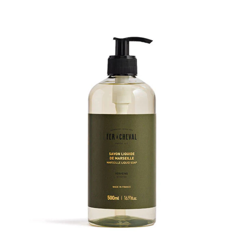 Savon liquide de marseille, VERVEINE, 500ml,