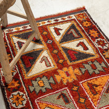 Tapis HERKI  - 100% laine noué main - 94 x 325 cm