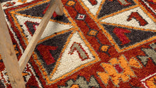 Tapis HERKI  - 100% laine noué main - 94 x 325 cm