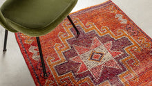 Tapis HERKI - 100% laine noué main - 102 x 253 cm