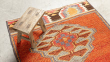 Tapis HERKI  - 100% laine noué main - 94 x 346 cm