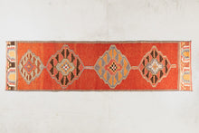 Tapis HERKI  - 100% laine noué main - 94 x 346 cm