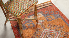 Tapis HERKI  - 100% laine noué main - 92 x 378 cm