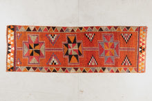 Tapis HERKI  - 100% laine noué main - 93 x 281 cm
