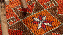 Tapis HERKI  - 100% laine noué main - 93 x 323 cm
