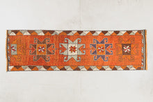 Tapis HERKI  - 100% laine noué main - 93 x 323 cm