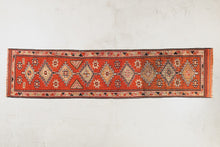 Tapis HERKI  - 100% laine noué main - 90 x 378 cm