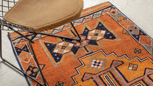 Tapis HERKI  - 100% laine noué main - 99 x 290 cm